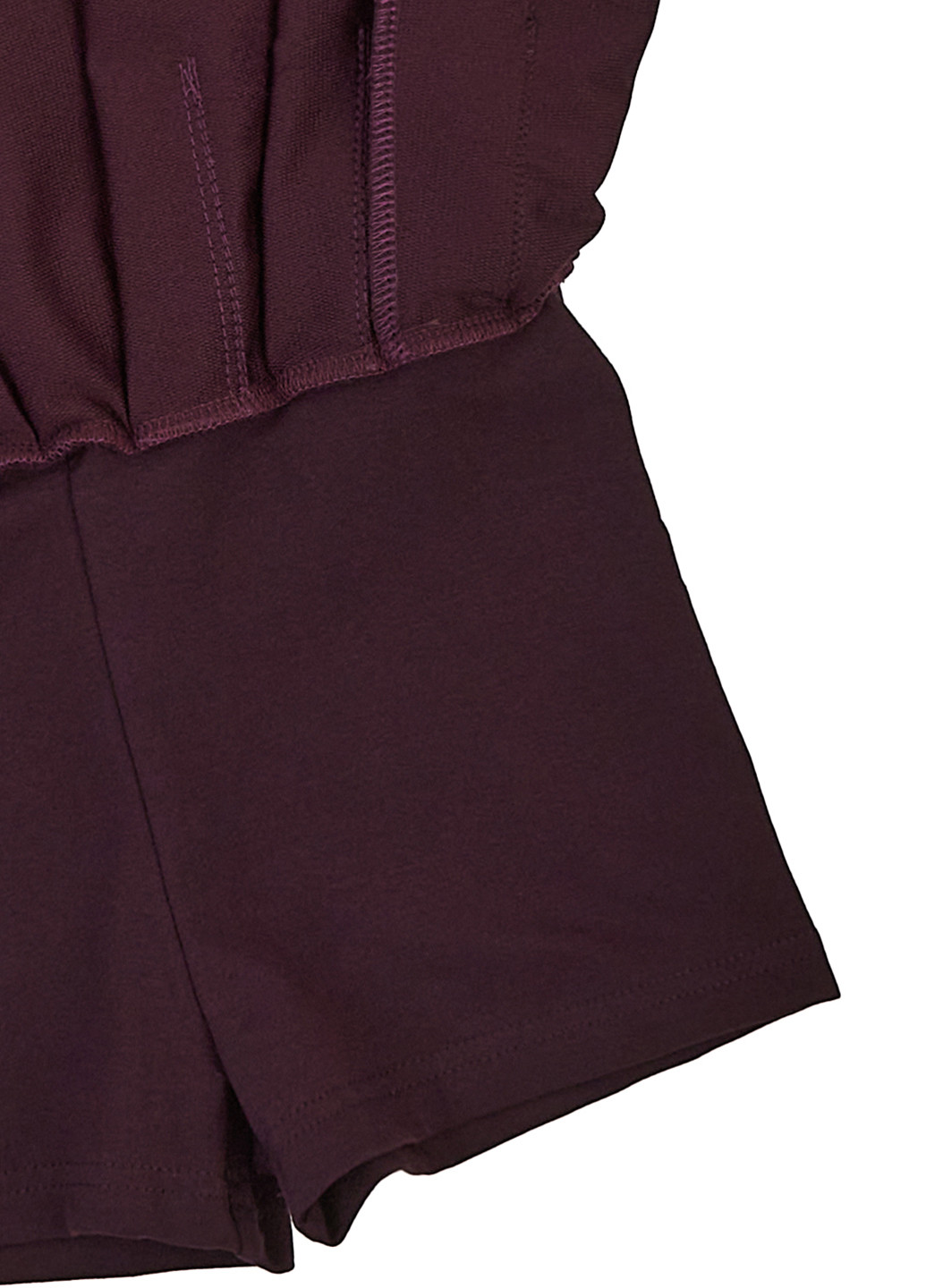 Бордовый демисезонный костюм (толстовка, юбка-шорты) юбочный, с шортами Garnamama