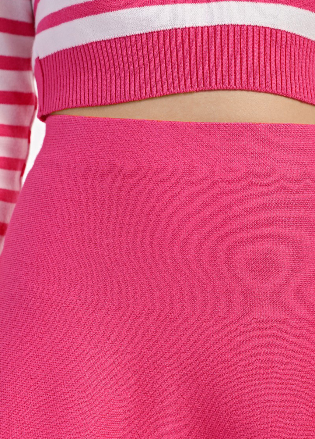 Розовая кэжуал однотонная юбка Sewel а-силуэта (трапеция)