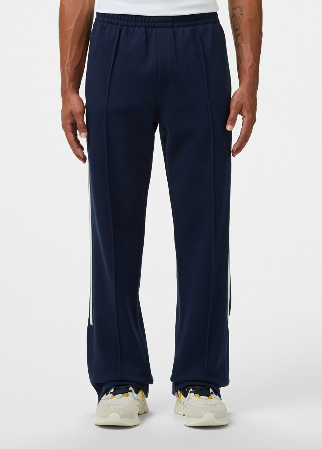 Индиго спортивные демисезонные прямые брюки Lacoste