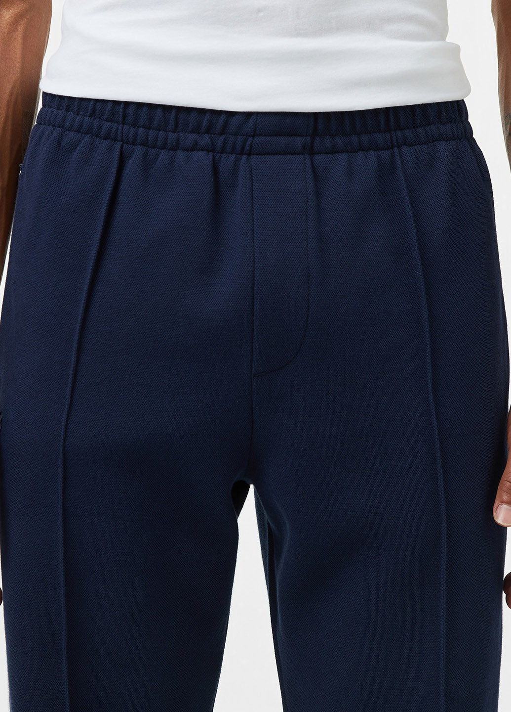 Индиго спортивные демисезонные прямые брюки Lacoste