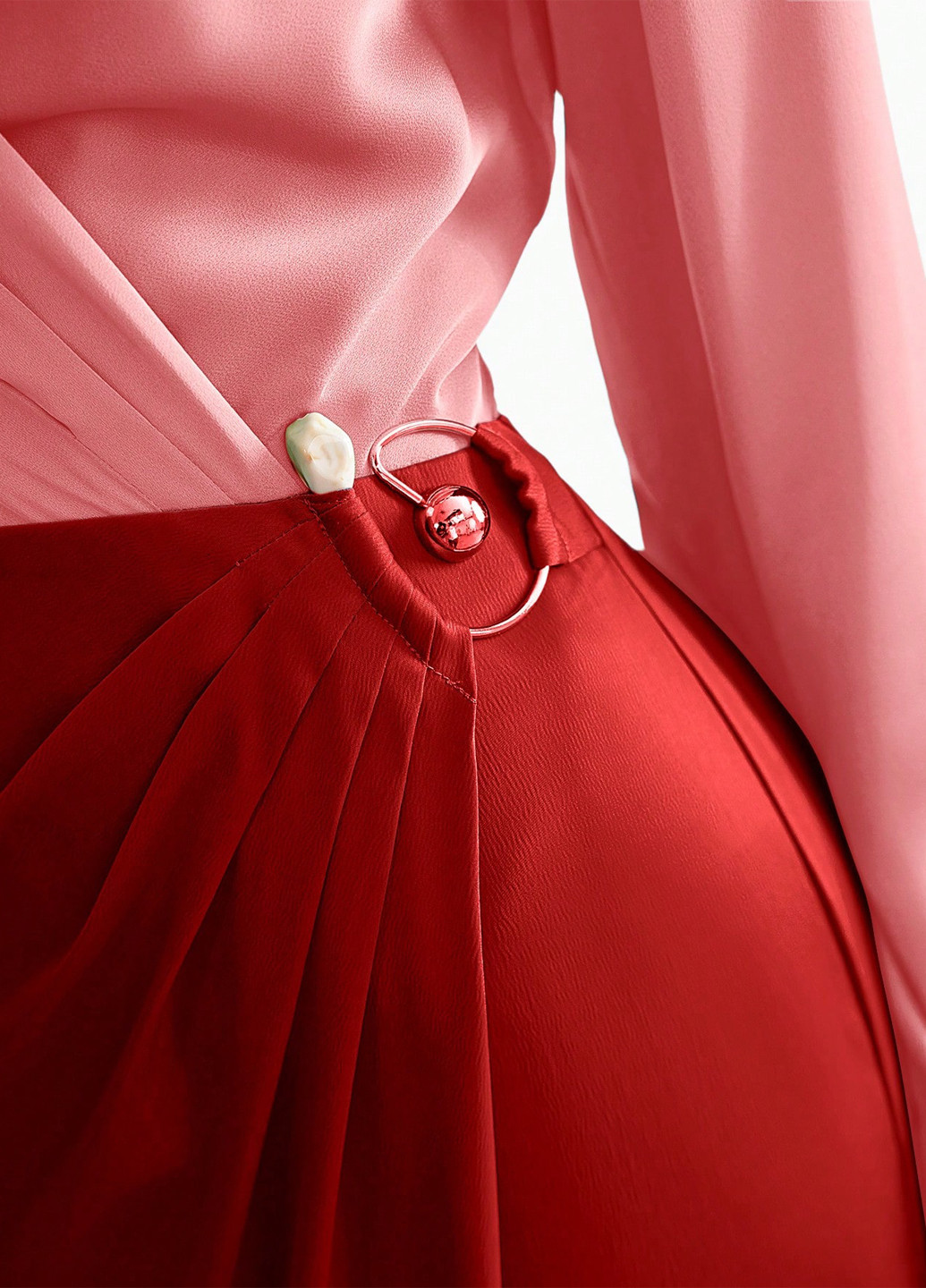 Комбінована кежуал сукня на запах SHEIN колор блок