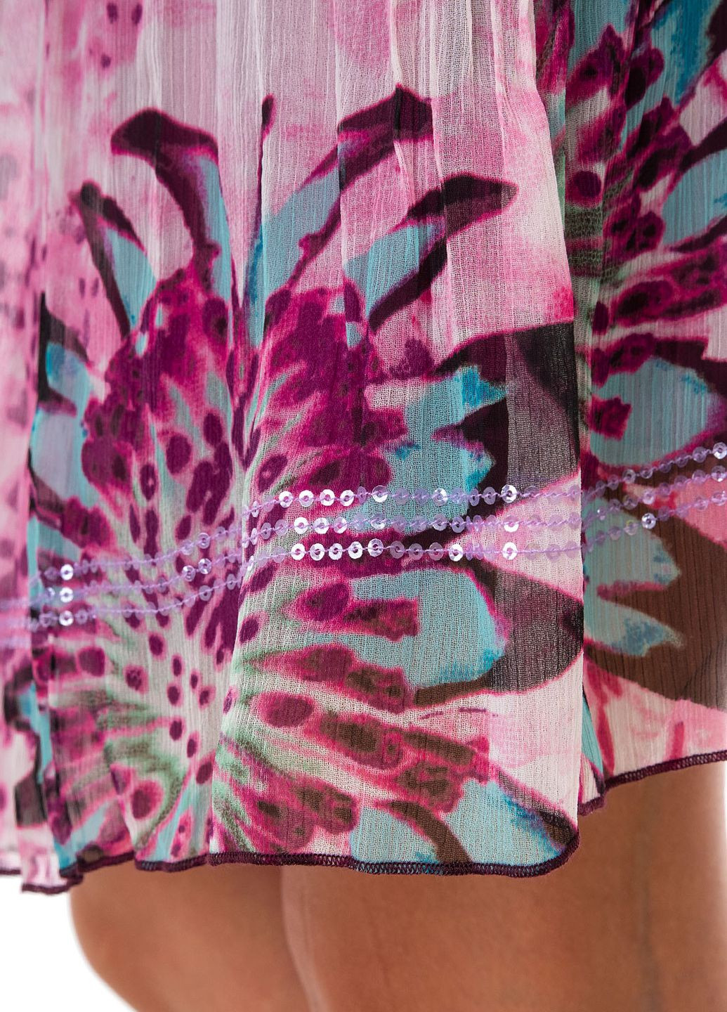 Разноцветная цветочной расцветки юбка Marc Aurel