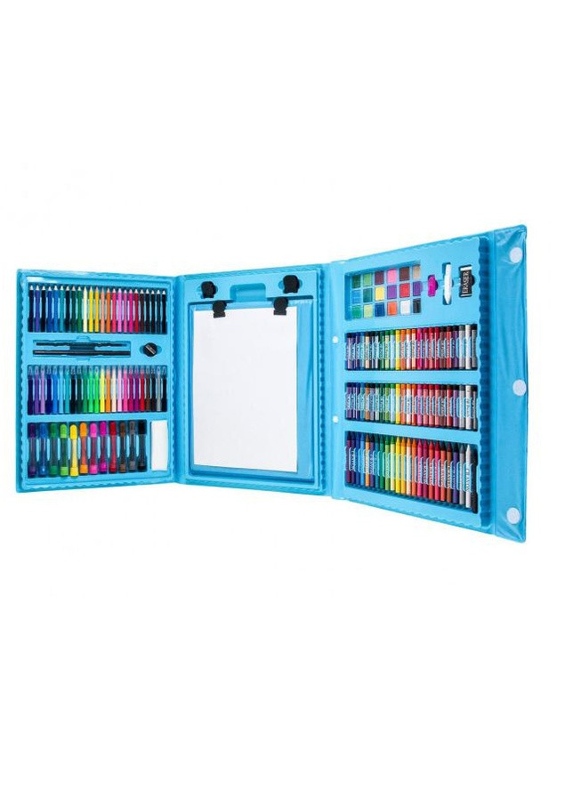 Мега-набір для малювання у валізці з мольбертом 176 шт No Brand (251936923)