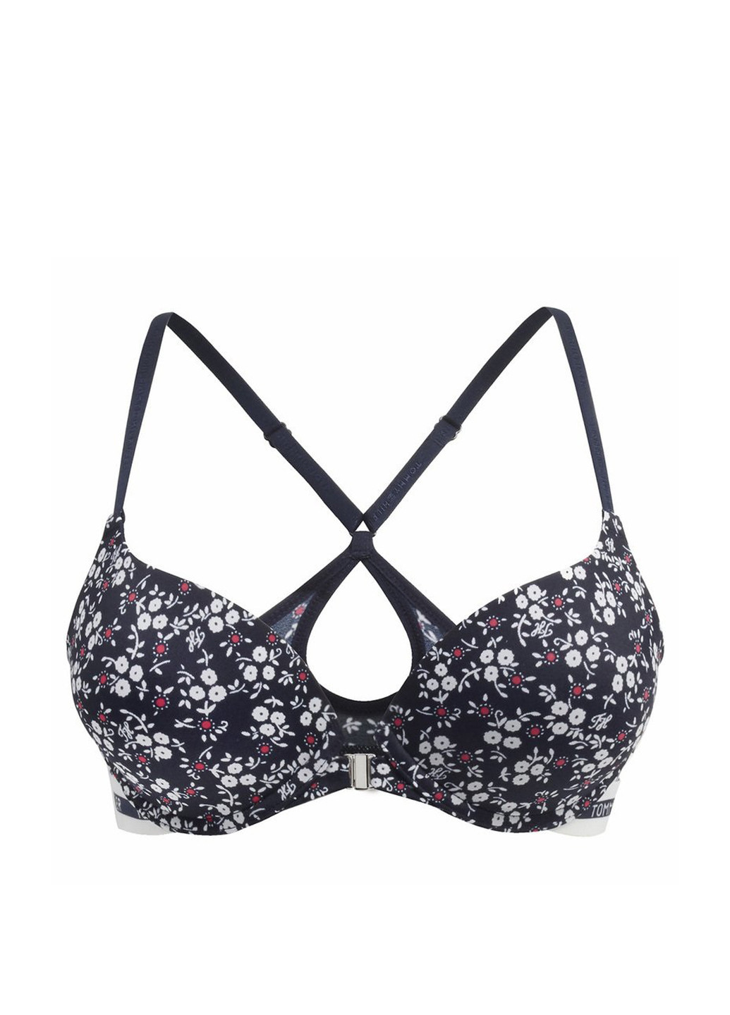 Синий корбей бюстгальтер Tommy Hilfiger с косточками нейлон