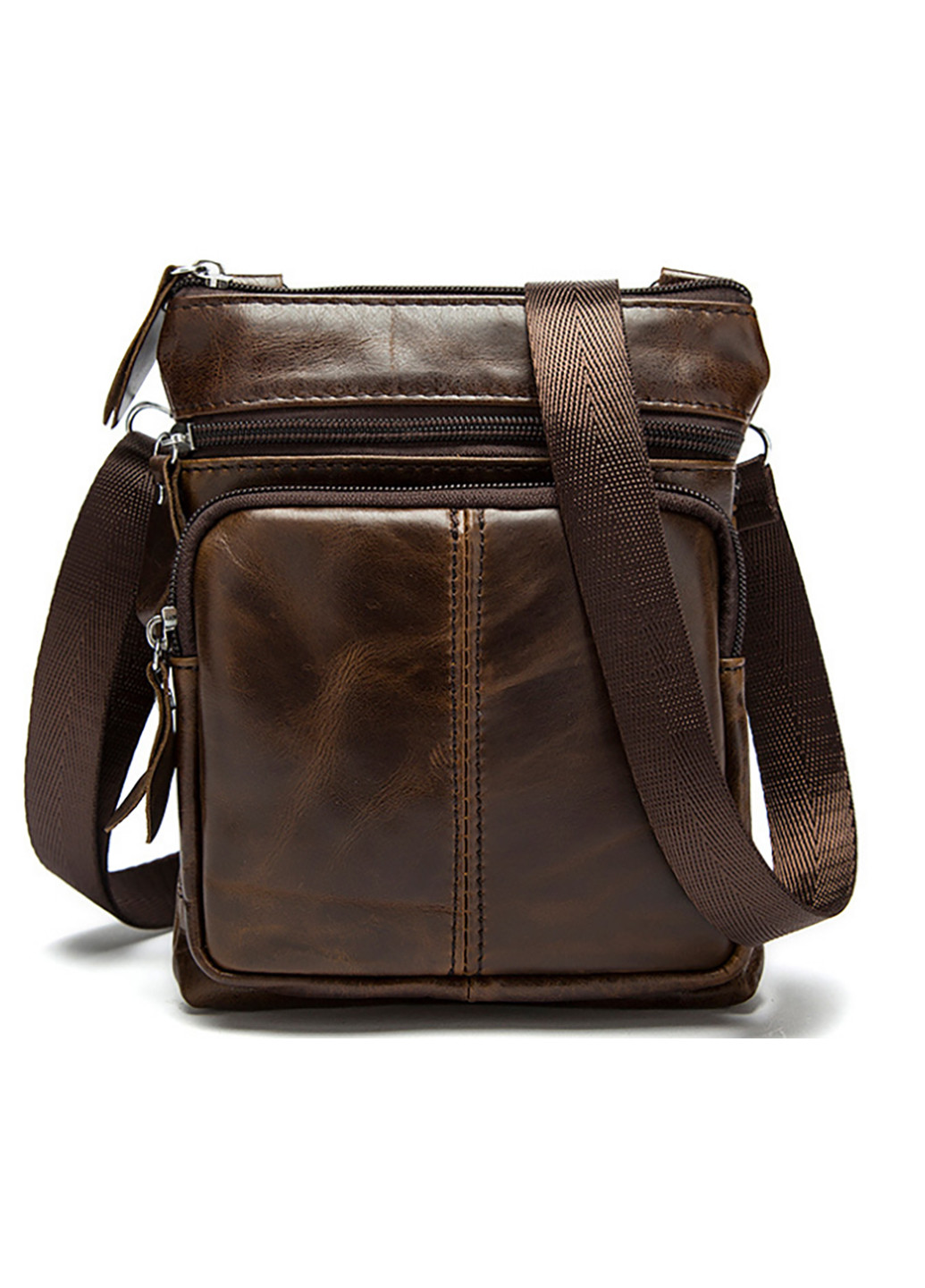 Чоловіча шкіряна сумка 14х18,5х3 см Vintage (252126757)