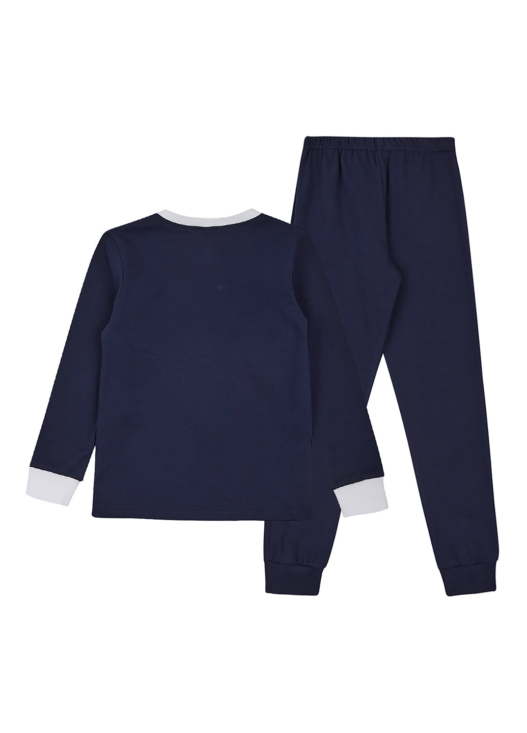 Синяя всесезон пижама (лонгслив, брюки) лонгслив + брюки Garnamama
