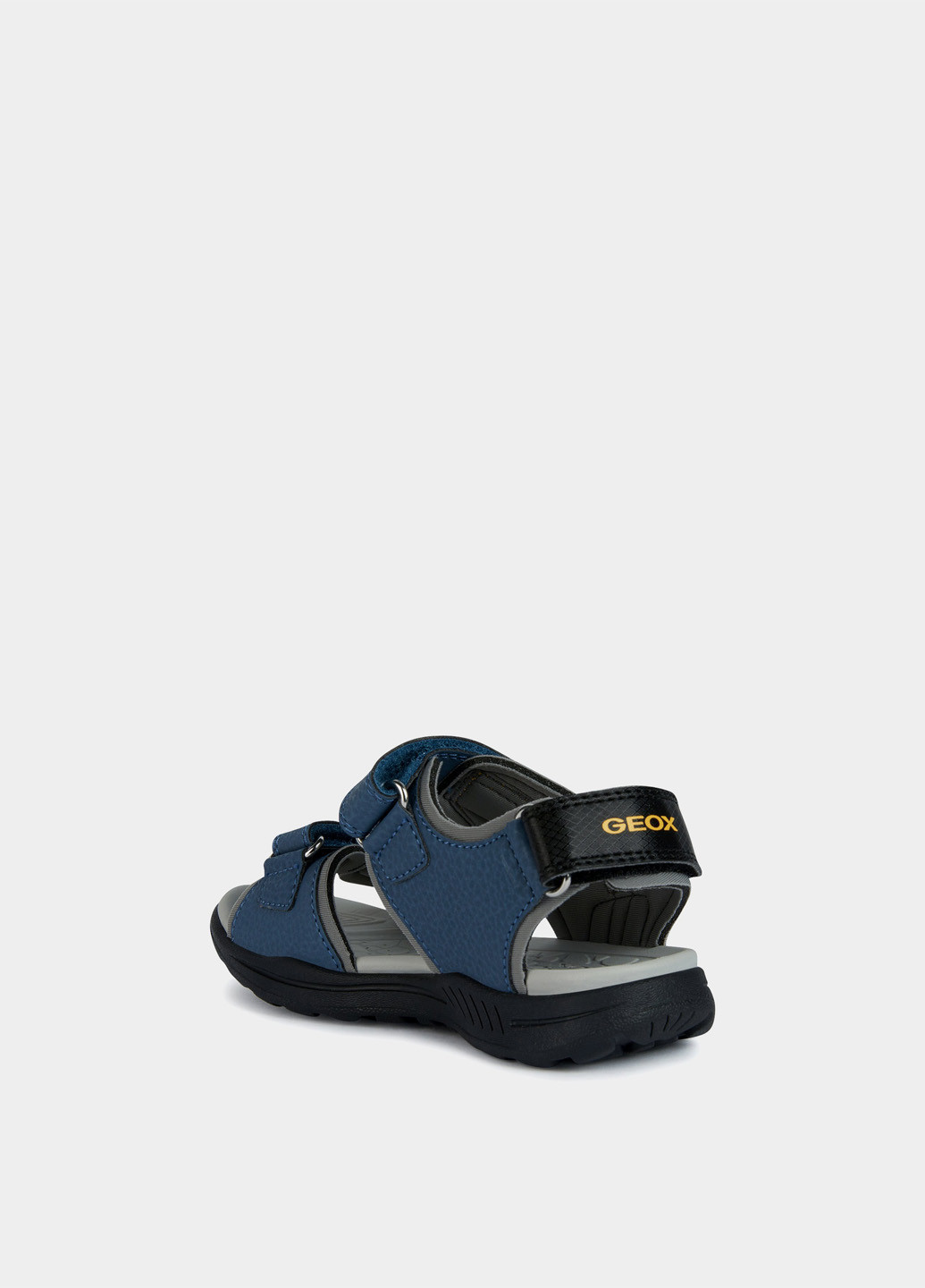Сине-желтые спортивные, кэжуал сандалии Geox на липучке