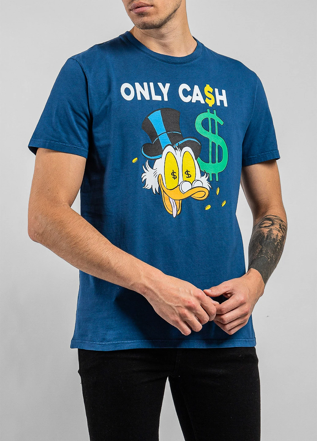 Синя футболка MC2 Saint Barth