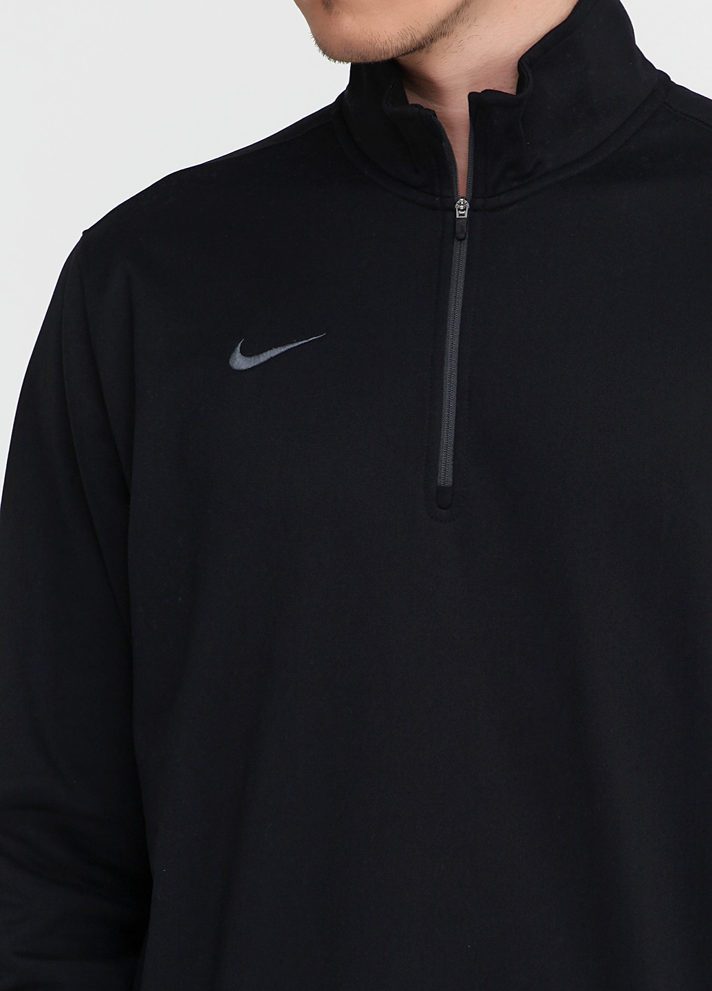 Світшот Nike - крій логотип чорний спортивний - (108438437)