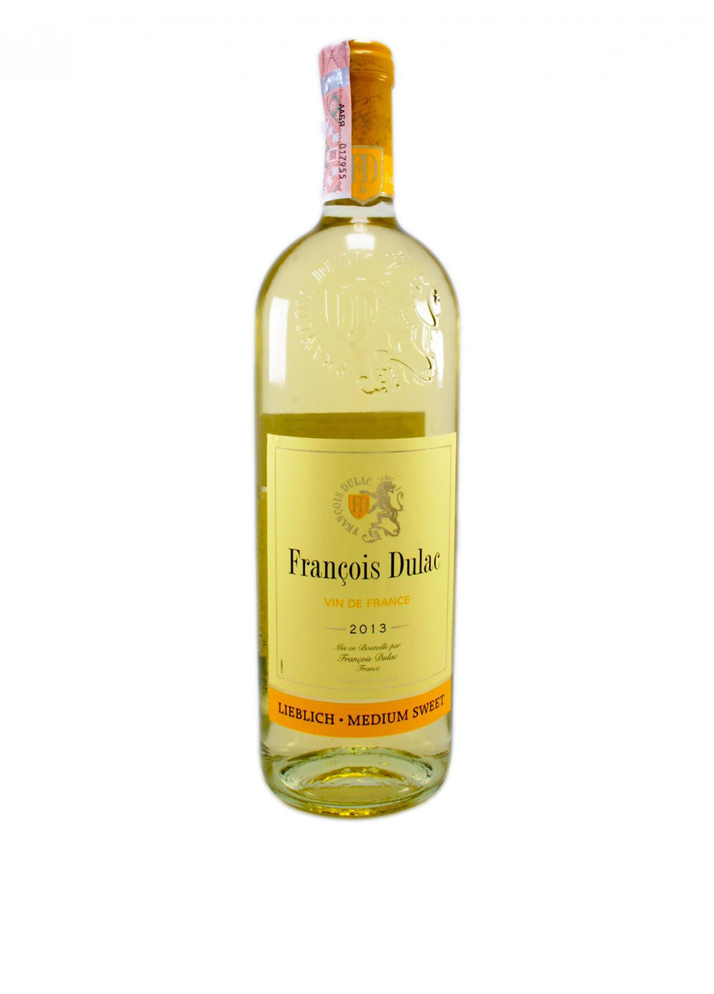 Вино VdP blanc medium sv біле напівсолодке, 1 л Francois Dulac біле