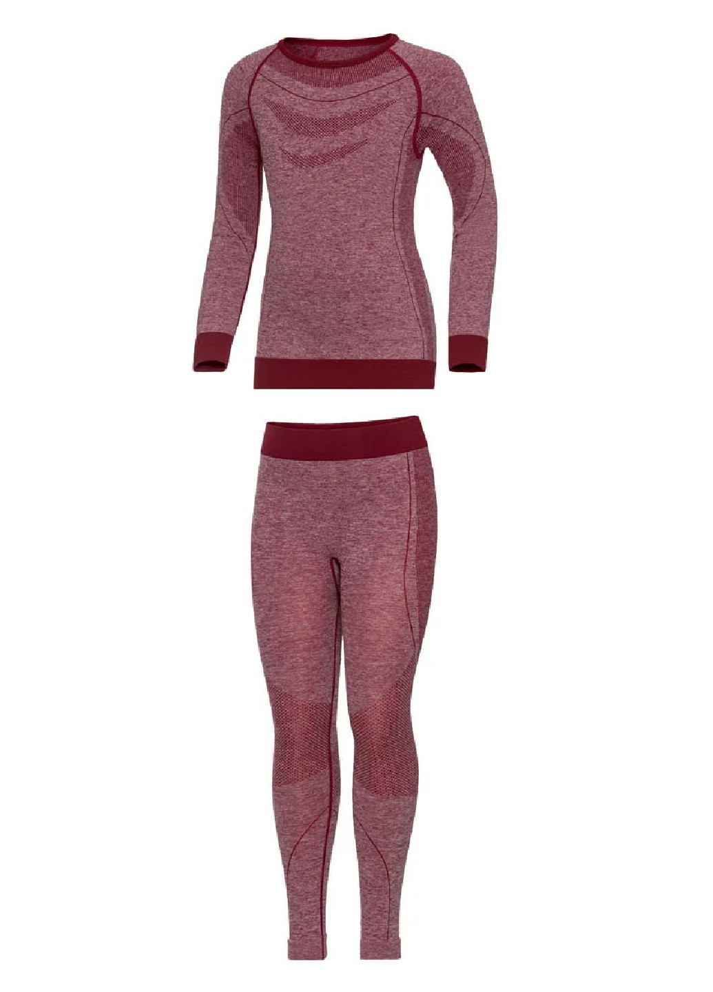Термокостюм Crivit светр + штани геометричний червоний повсякденний