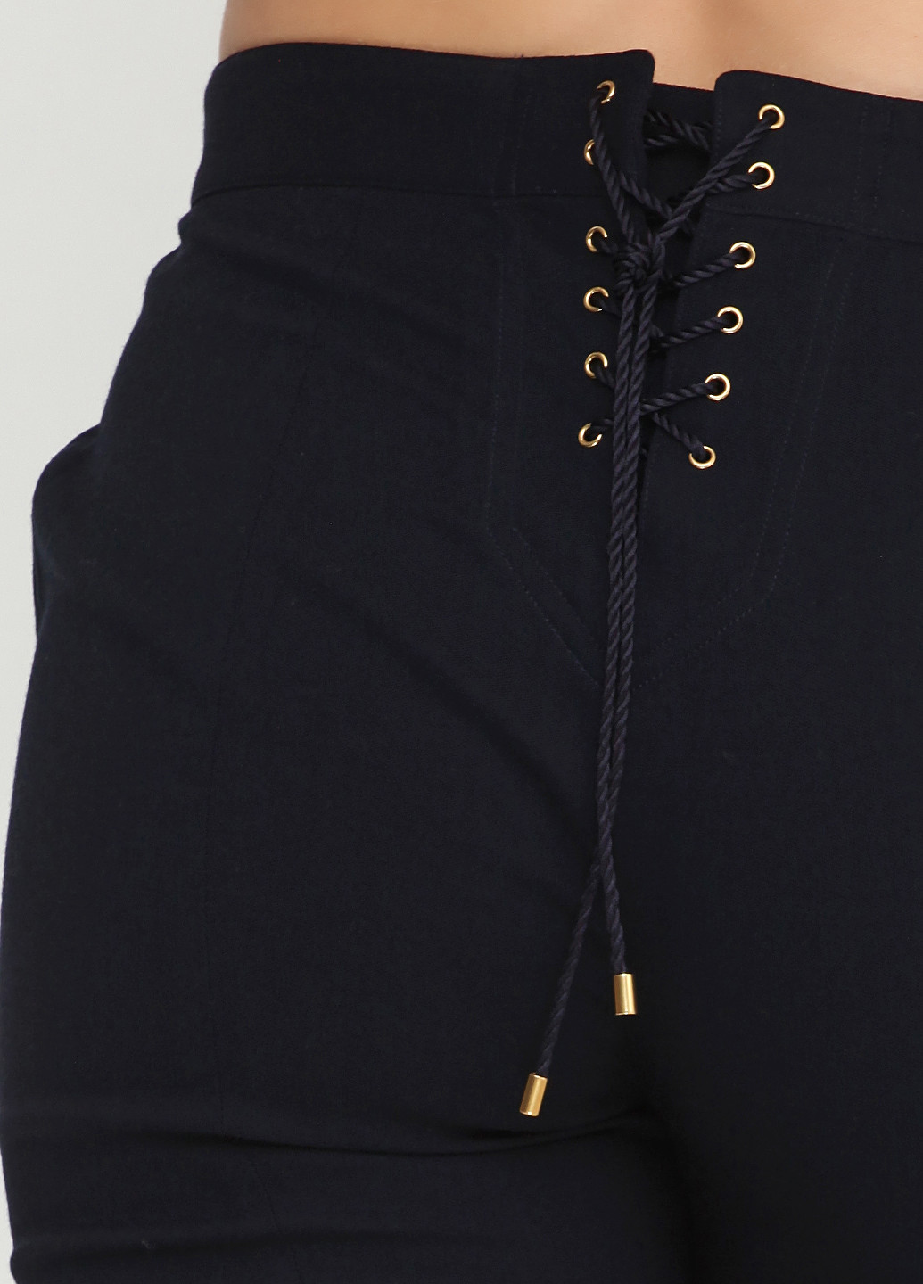 Темно-синие кэжуал демисезонные клеш брюки Ralph Lauren