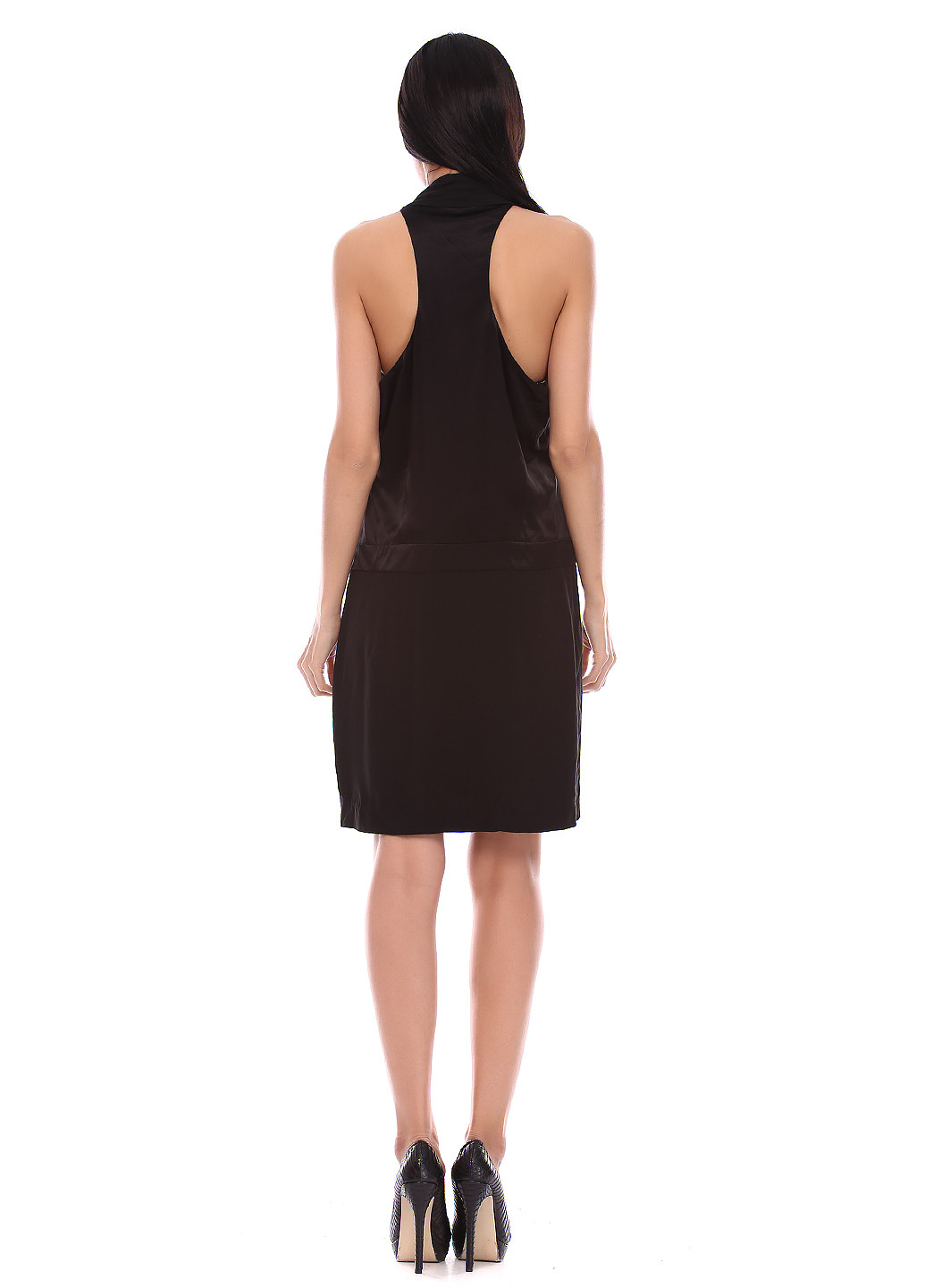Черное кэжуал платье а-силуэт Designers Remix