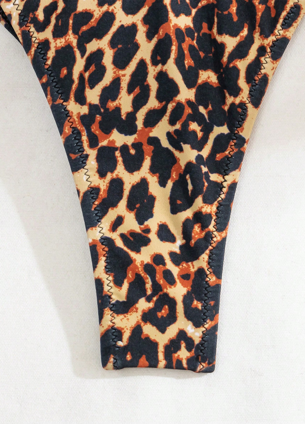 Світло-коричневий літній купальник (ліф, трусики) роздільний SHEIN