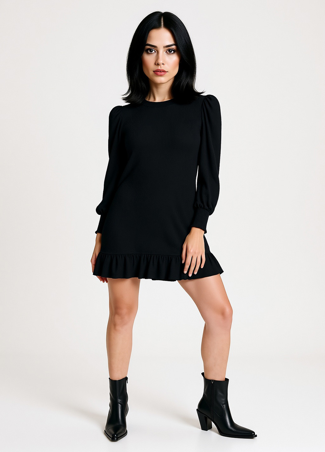 Чорна кежуал сукня Reserved однотонна