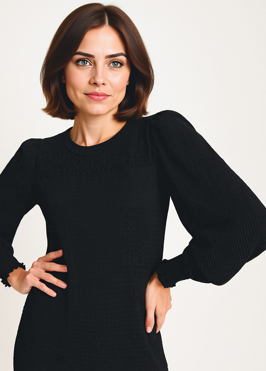 Чорна кежуал сукня Reserved однотонна