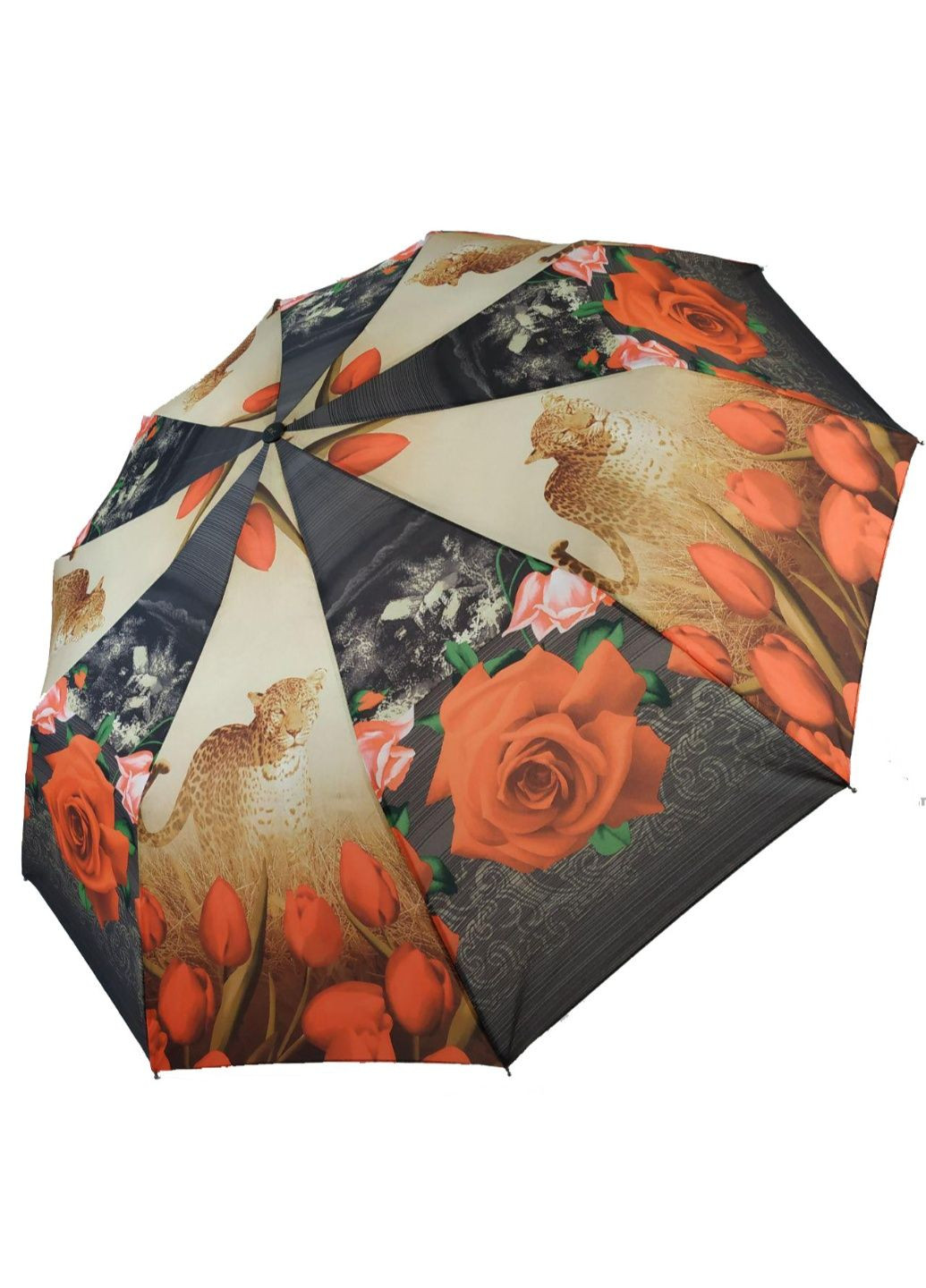 Комбинированный зонт полуавтомат женский 110 см Susino (195705266)