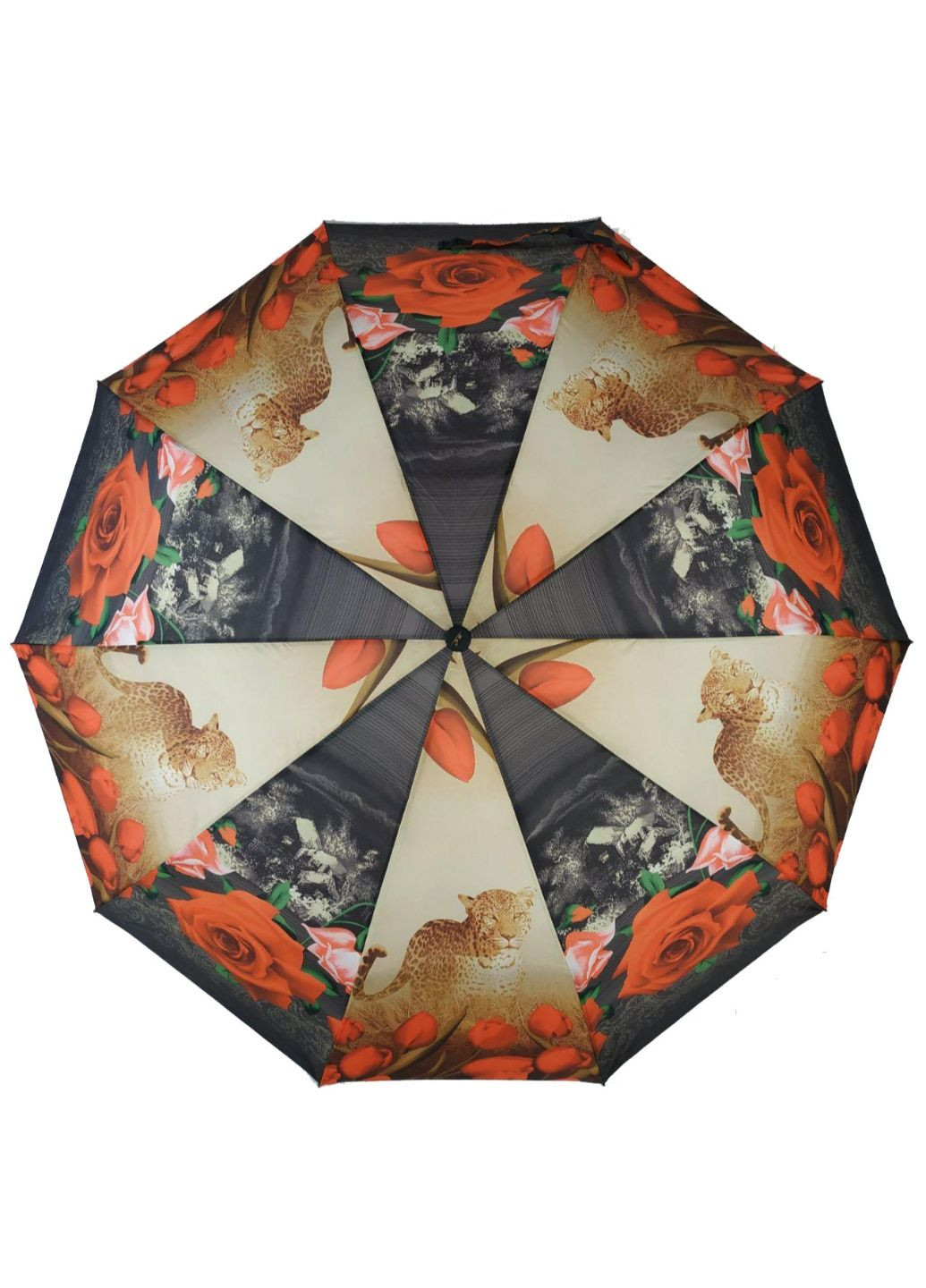 Комбинированный зонт полуавтомат женский 110 см Susino (195705266)