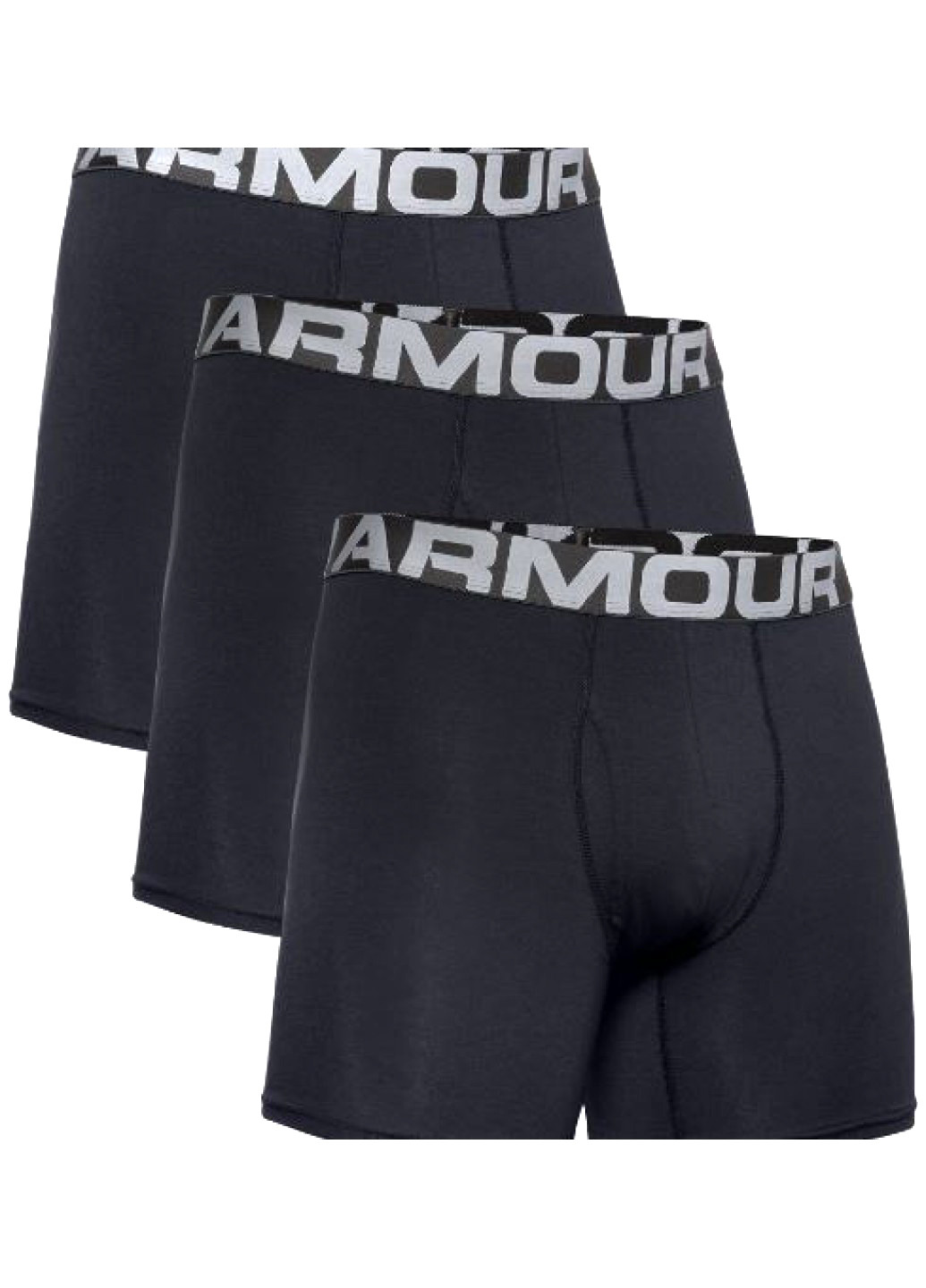 Труси (3 шт.) Under Armour ua charged cotton 6in 3 pack-blk (254550702)