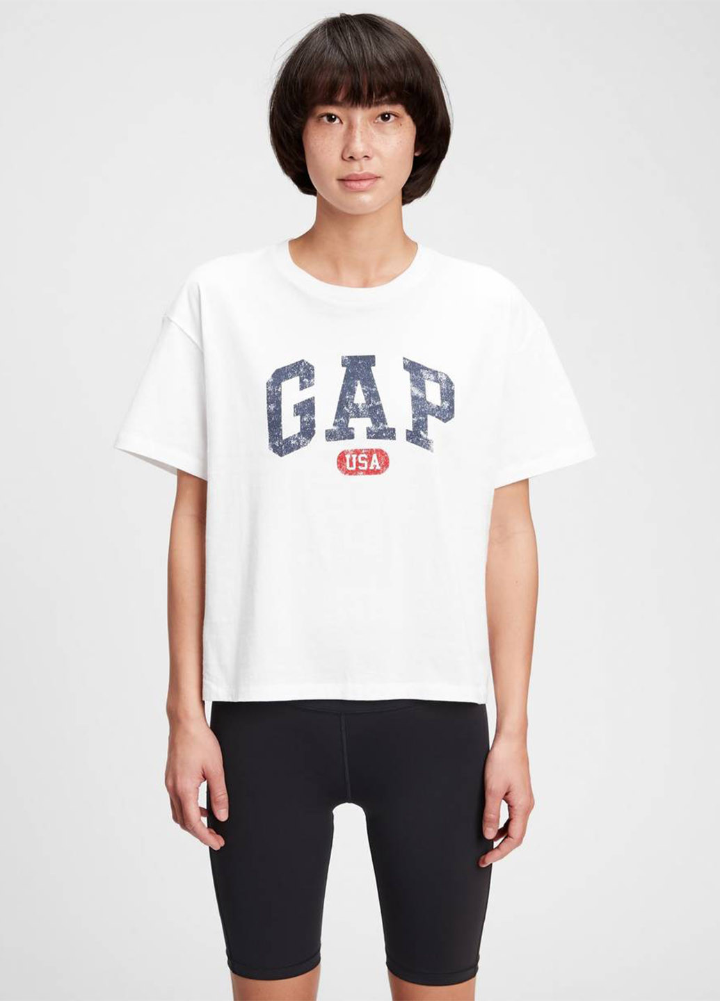 Біла всесезон футболка Gap