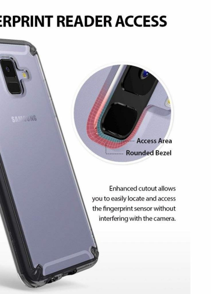 Чохол для мобільного телефону (смартфону) Ringke Fusion Samsung Galaxy A6 Smoke Black (RCS4438) BeCover (201492445)