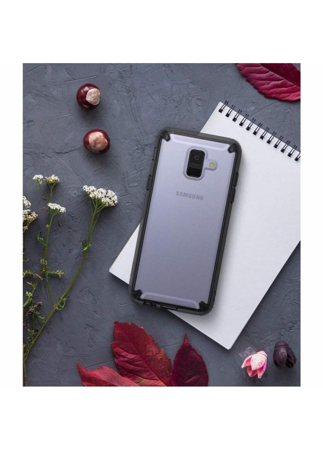 Чохол для мобільного телефону (смартфону) Ringke Fusion Samsung Galaxy A6 Smoke Black (RCS4438) BeCover (201492445)