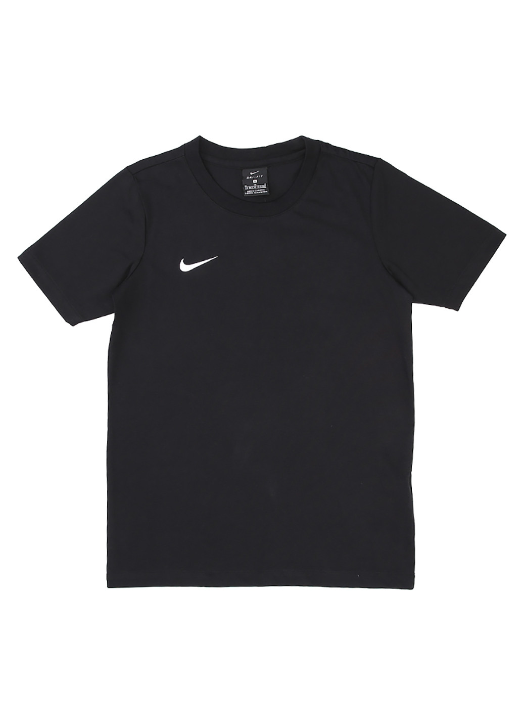 Черная демисезонная футболка Nike TEAM CLUB BLEND TEE JR