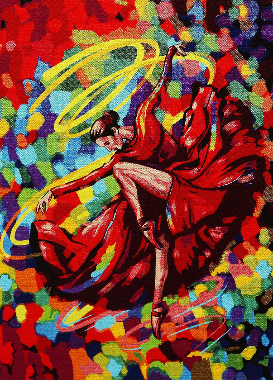 Картина по номерам Яркий танец, 40х50 см Danko Toys (286207094)