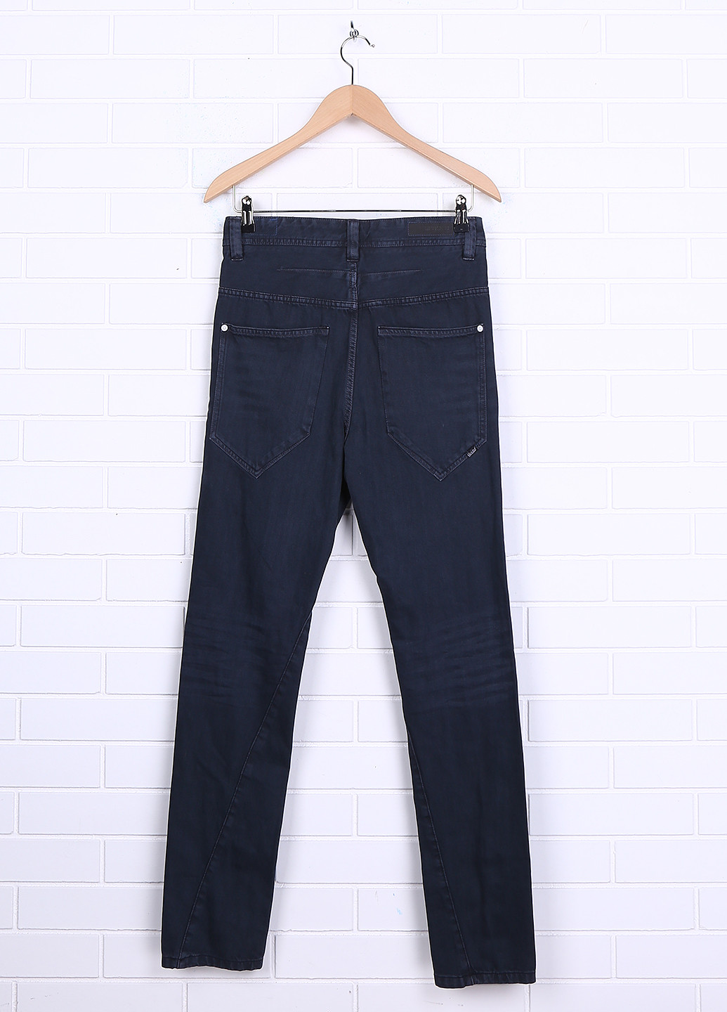 Джинси H&M однотонні сіро-сині джинсові