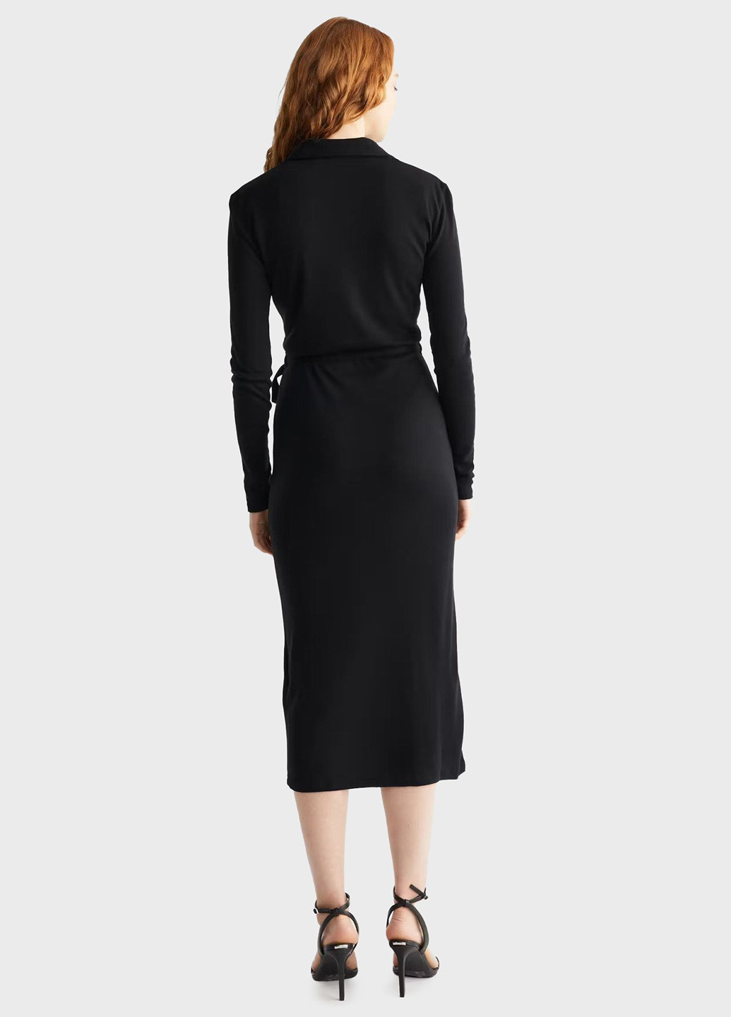Чорна кежуал сукня футляр Calvin Klein однотонна