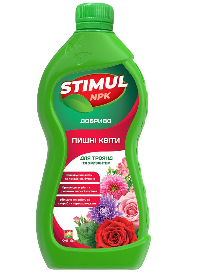 Минеральное удобрение для роз и хризантем Стимул NPK 550 мл Чистый Лист (252444120)