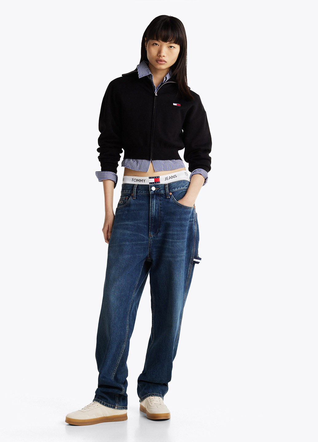 Бежеві кеди Tommy Jeans THE GREENWICH LEATHER