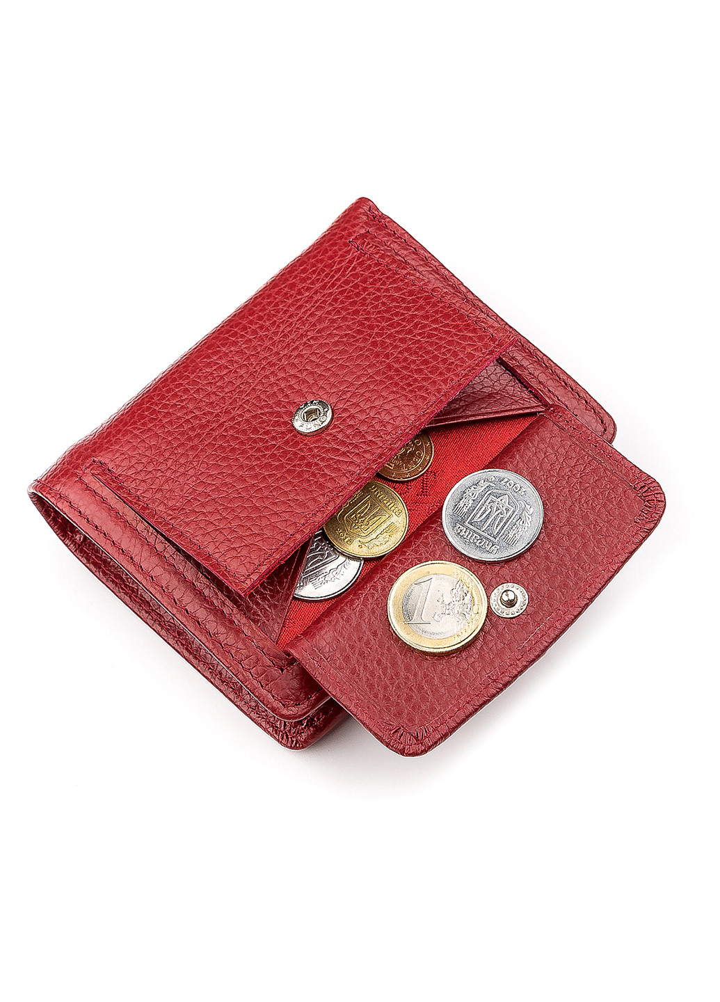 Жіночий шкіряний гаманець 9,5х11х3 см st leather (229460250)