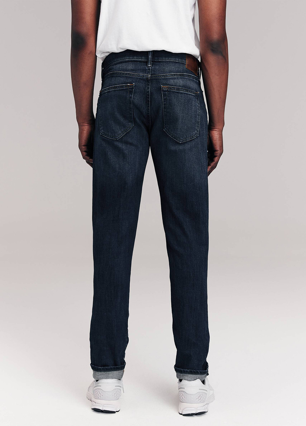Темно-синие демисезонные скинни джинсы Abercrombie & Fitch