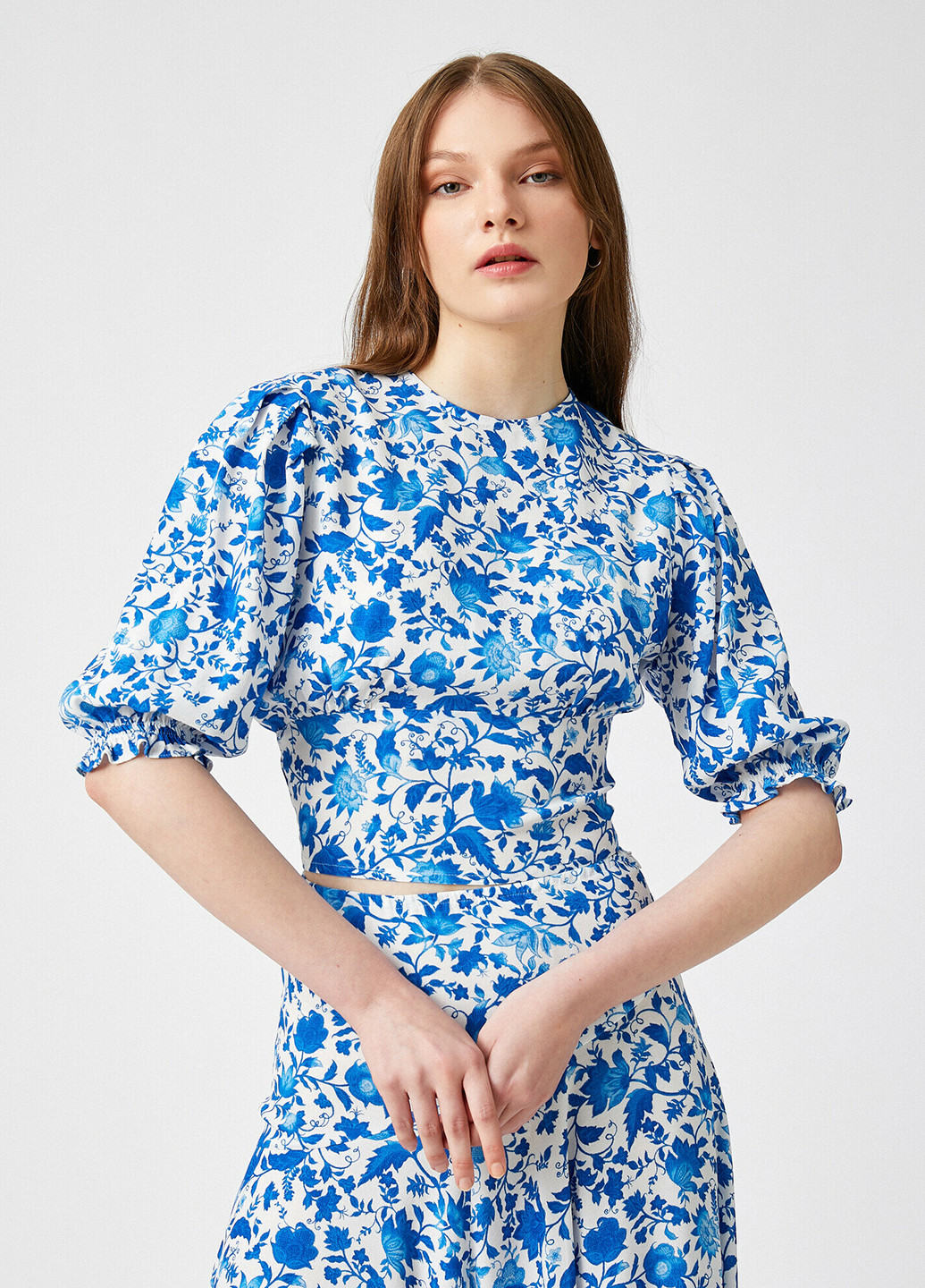 Голубая блуза KOTON