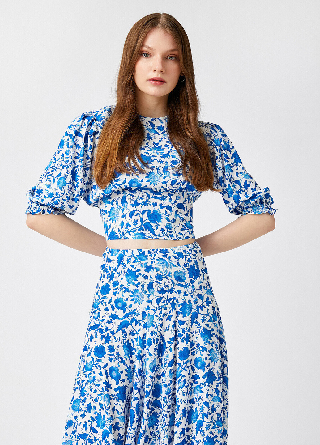 Голубая блуза KOTON