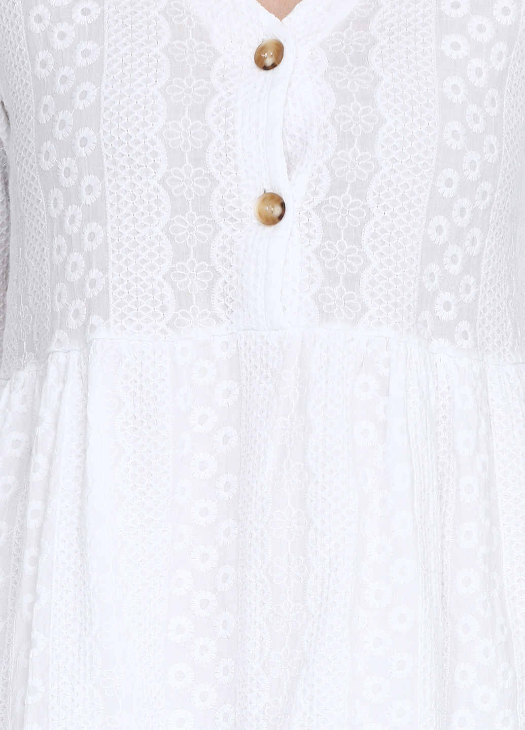 Белое кэжуал платье H.I.S Jeans однотонное