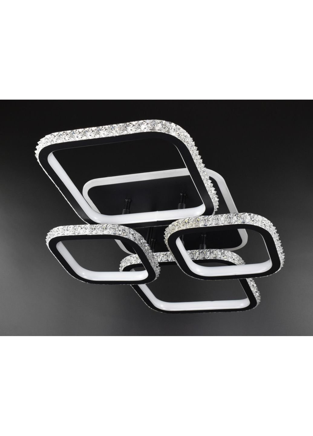 Люстра потолочная LED A77074/2+2RGB-bk Белый 12х41х60 см. Sunnysky (253630155)