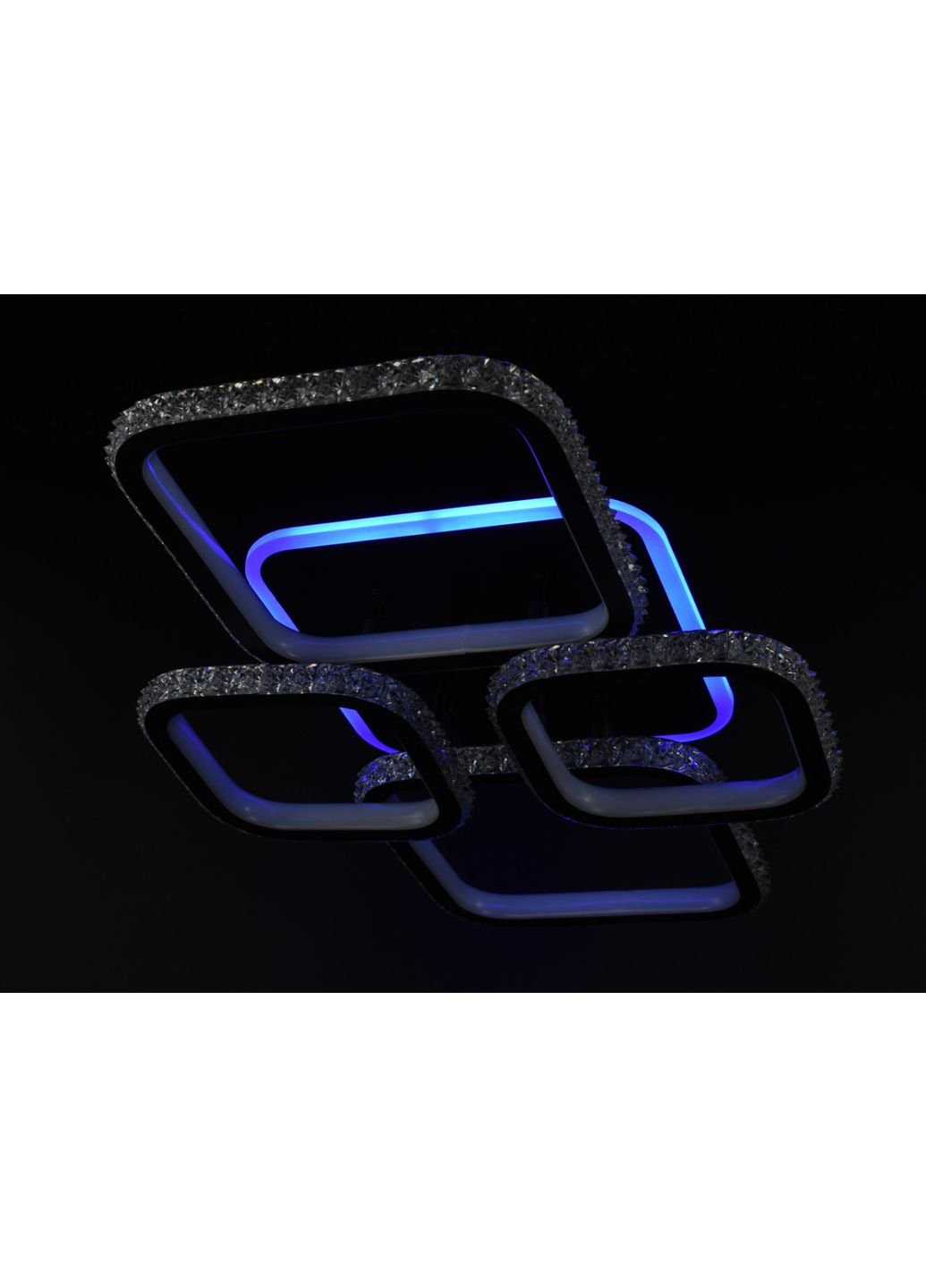 Люстра потолочная LED A77074/2+2RGB-bk Белый 12х41х60 см. Sunnysky (253630155)