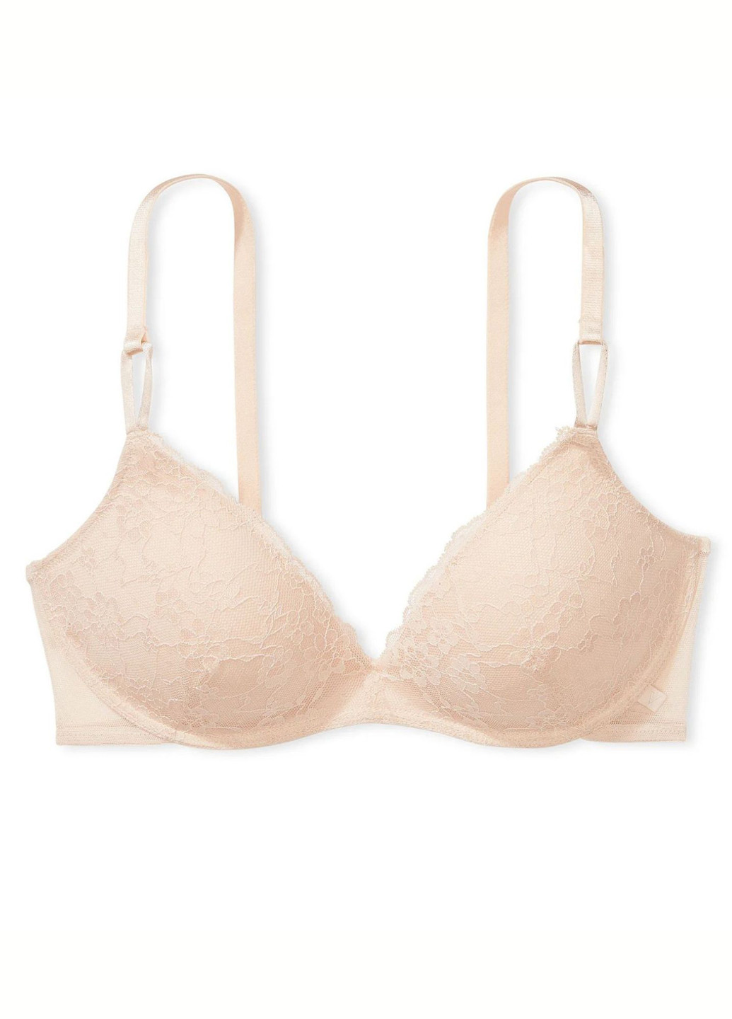 Бежевый демисезонный комплект (бюстгальтер, трусики) Victoria's Secret