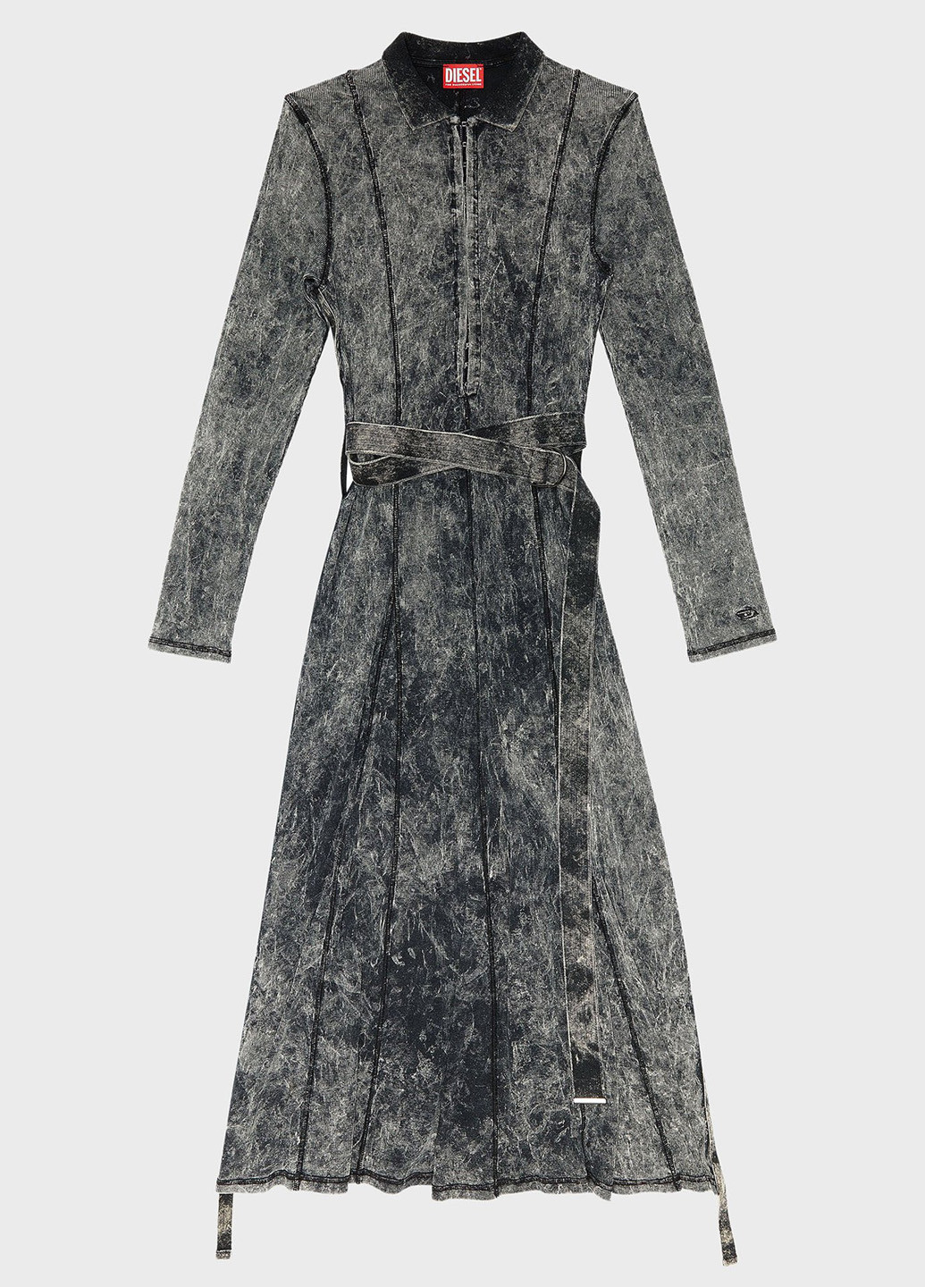 Сіра кежуал сукня Diesel тай-дай