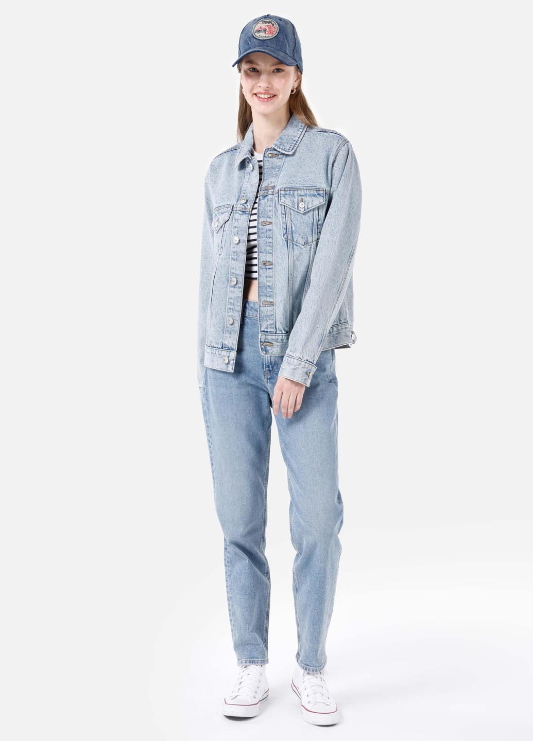 Блакитна демісезонна куртка куртка-піджак Colin's