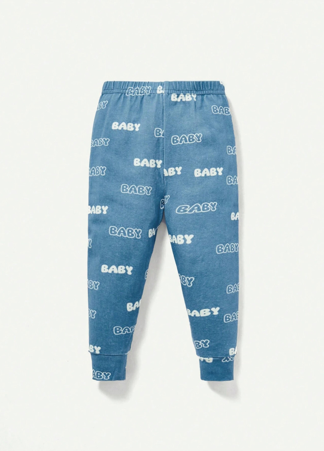 Голубой демисезонный костюм (лонгслив, брюки) SHEIN