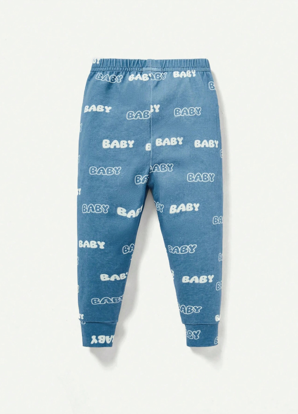 Голубой демисезонный костюм (лонгслив, брюки) SHEIN