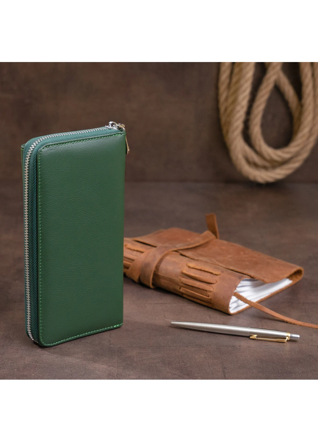 Жіночий шкіряний гаманець 20х10х2 см st leather (252131364)