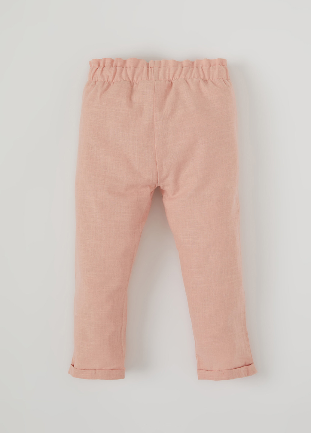 Светло-розовые кэжуал летние зауженные брюки DeFacto