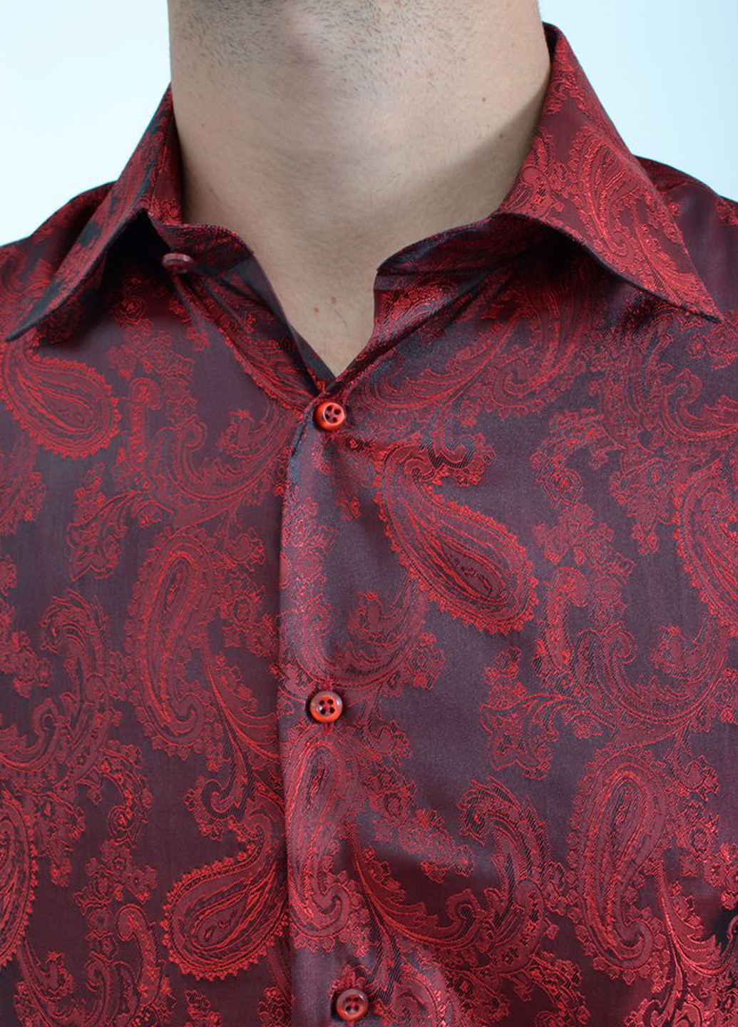 Бордовая кэжуал рубашка с рисунком Ager с коротким рукавом
