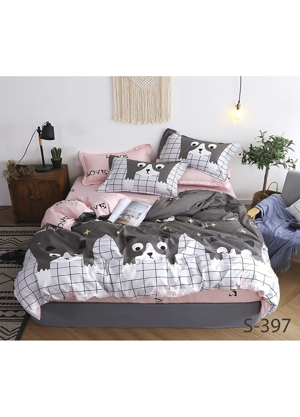 Комплект постельного белья с компаньоном Двуспальный Tag (252313297)