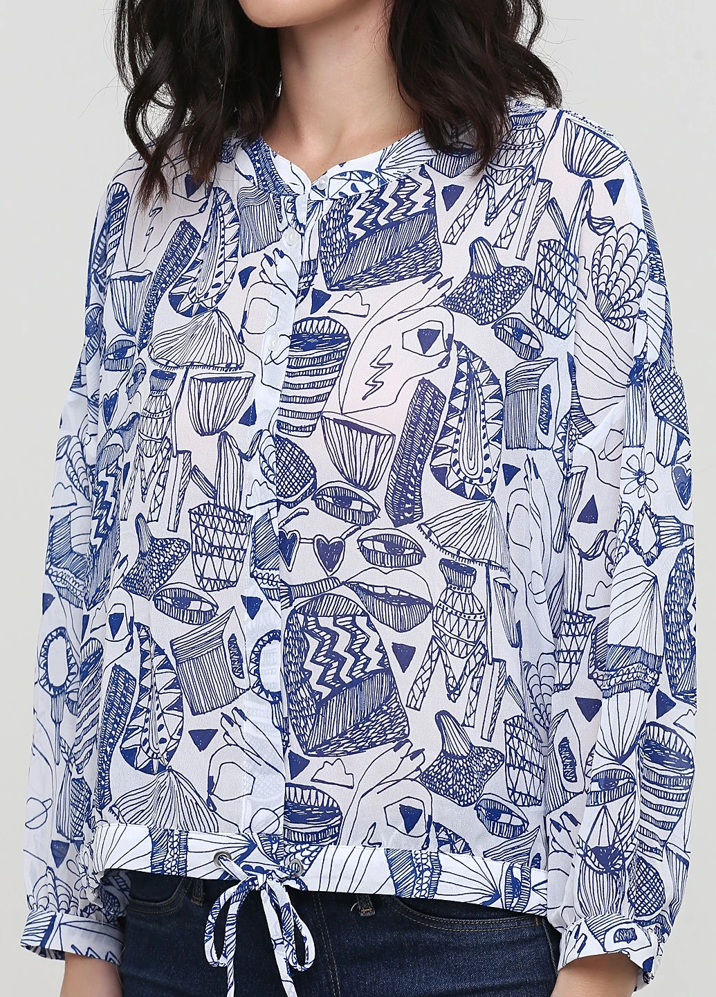 Белая блуза Monki