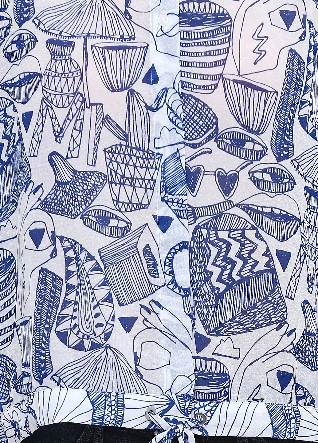 Белая блуза Monki